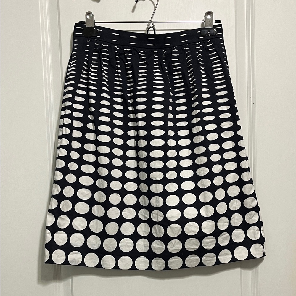 J. Crew Factory Polka Dot Skirt Sz 2